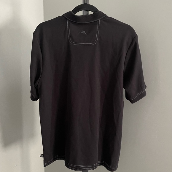 Tommy Bahama Black Trim Fit Limited-Edition Party Polo Size Medium - Picture 3 of 5